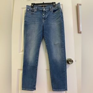 7 For All Mankind High-rise Ankle Jeans 31